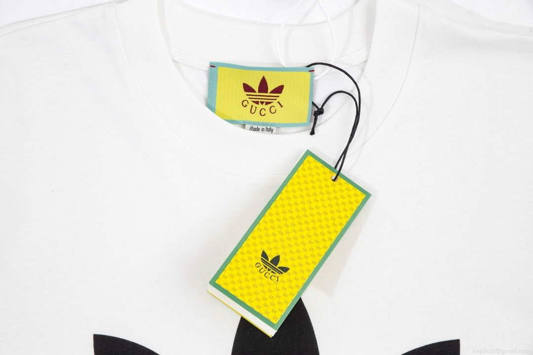 Gucci 616036 Adidas x Gucci Cotton Jersey Men Women’s T-shirt G38682