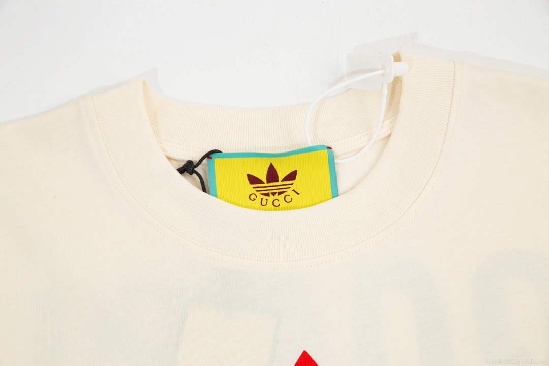 Gucci 616036 Adidas x Gucci Cotton Jersey Men Women’s T-shirt G38683