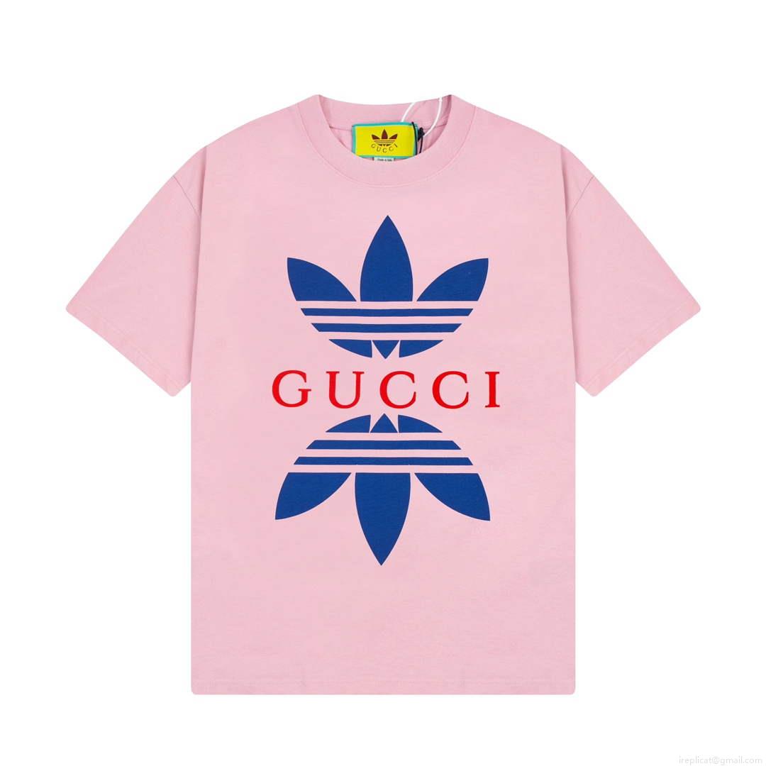 Gucci 616036 Adidas x Gucci Cotton Jersey Men Women’s T-shirt G38685