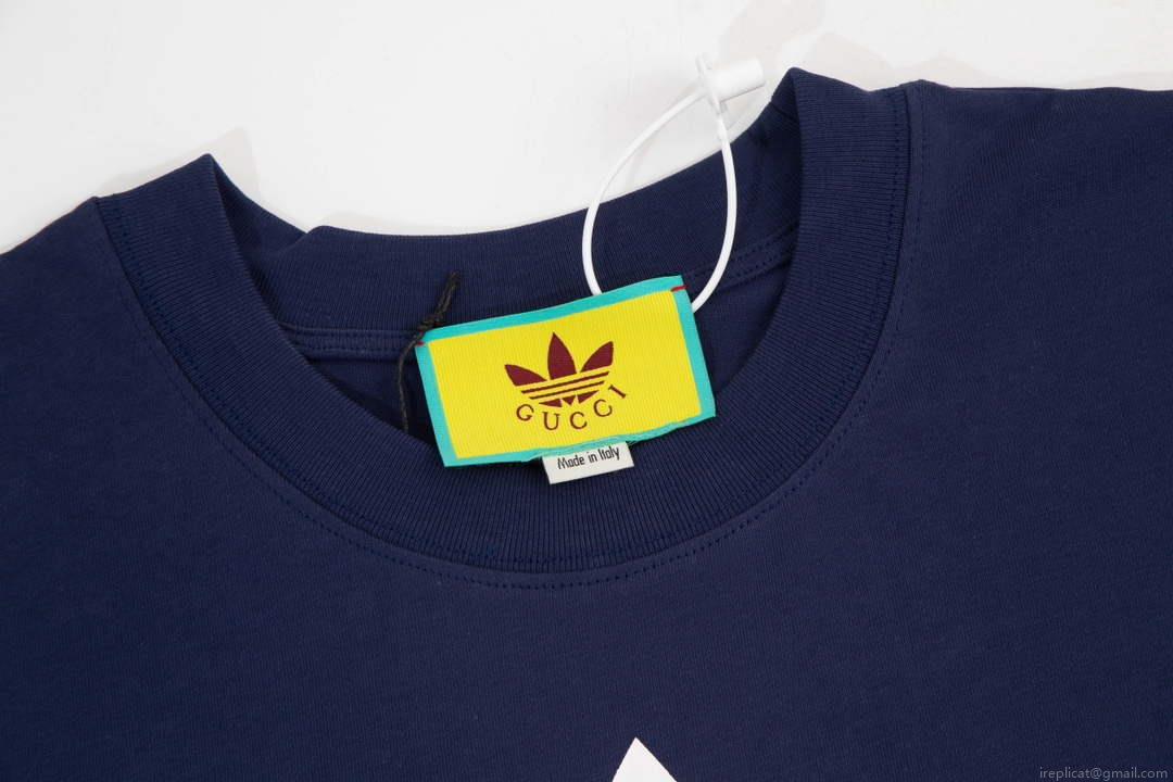 Gucci 616036 Adidas x Gucci Cotton Jersey Men Women’s T-shirt G38687