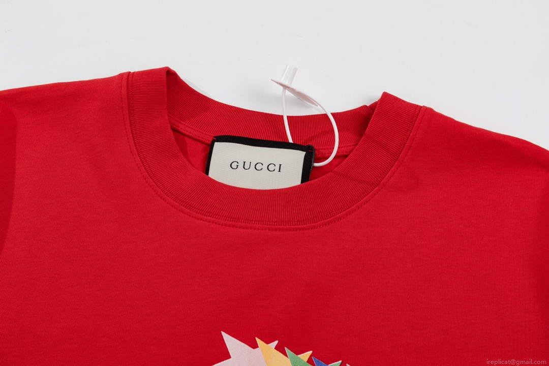 Gucci 457095 Logo print cotton jersey Men Women’s T-shirt G38689
