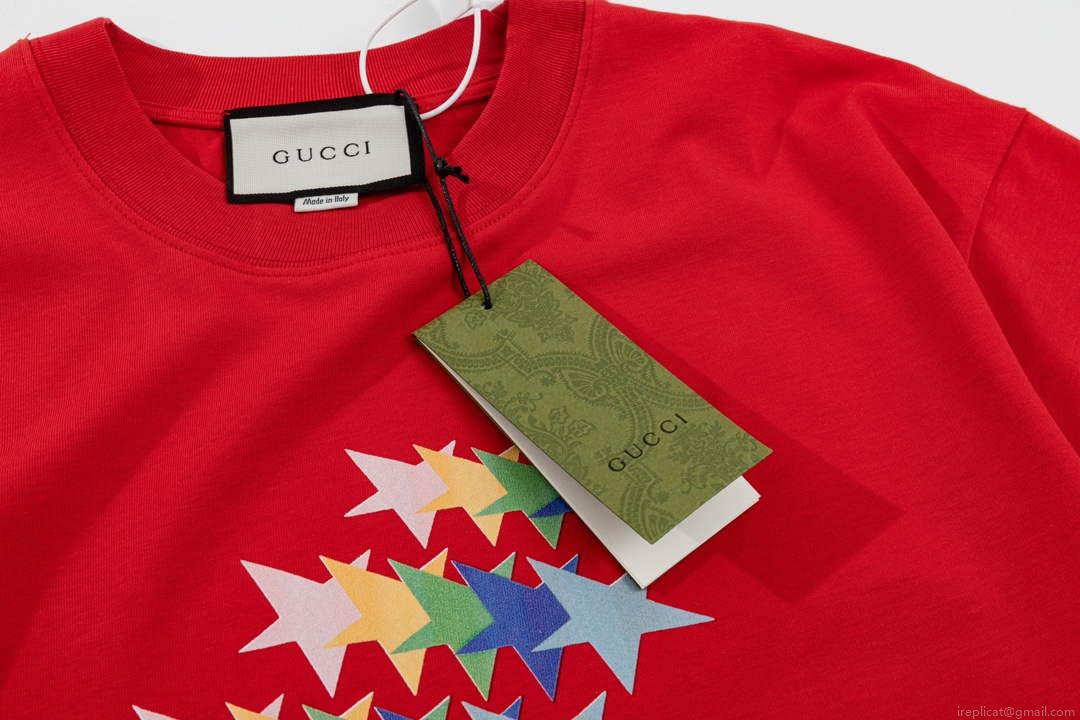 Gucci 457095 Logo print cotton jersey Men Women’s T-shirt G38689