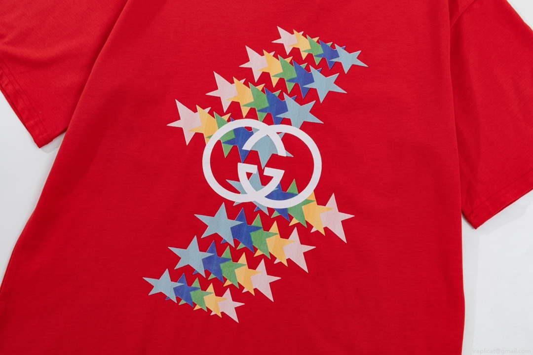 Gucci 457095 Logo print cotton jersey Men Women’s T-shirt G38689