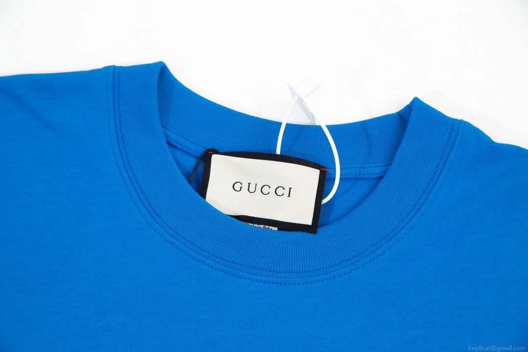 Gucci 457095 Logo print cotton jersey Men Women’s T-shirt G38691