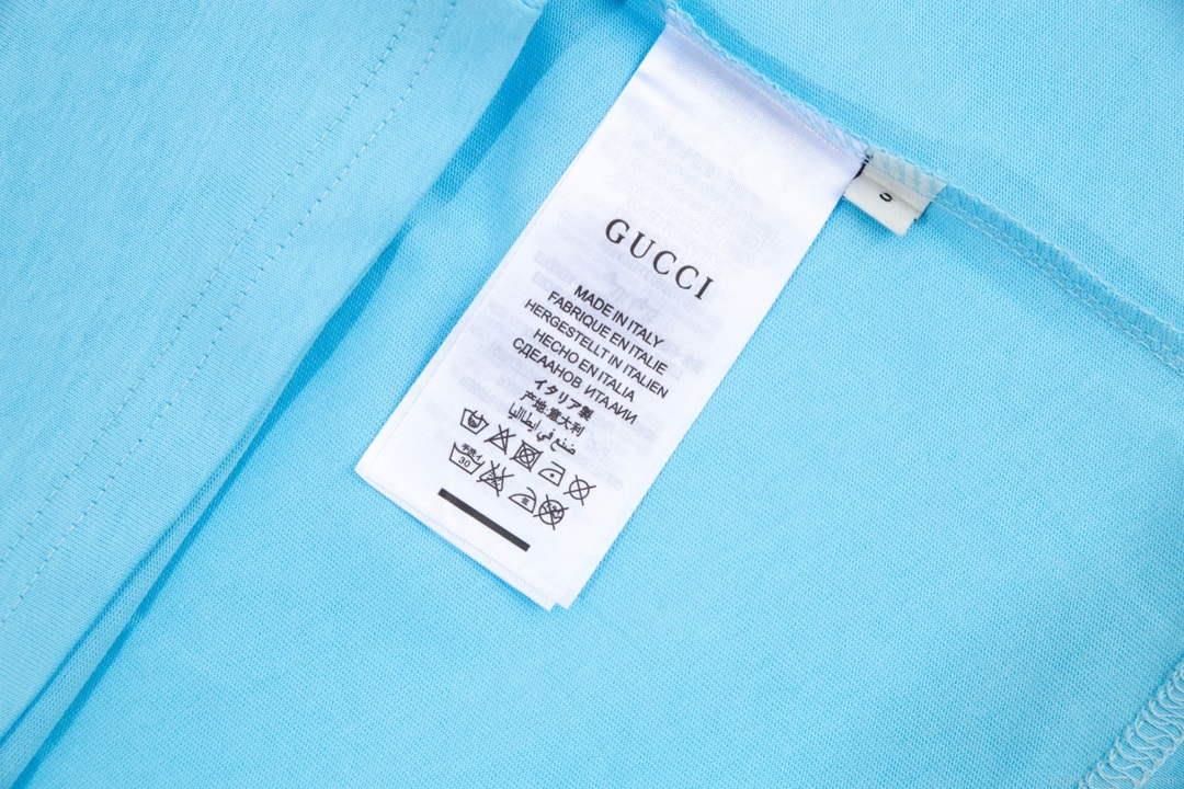 Gucci 457095 Logo print cotton jersey Men Women’s T-shirt G38692