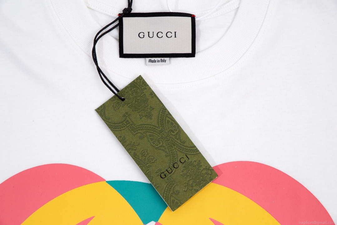 Gucci 457095 Logo print cotton jersey Men Women’s T-shirt G38696
