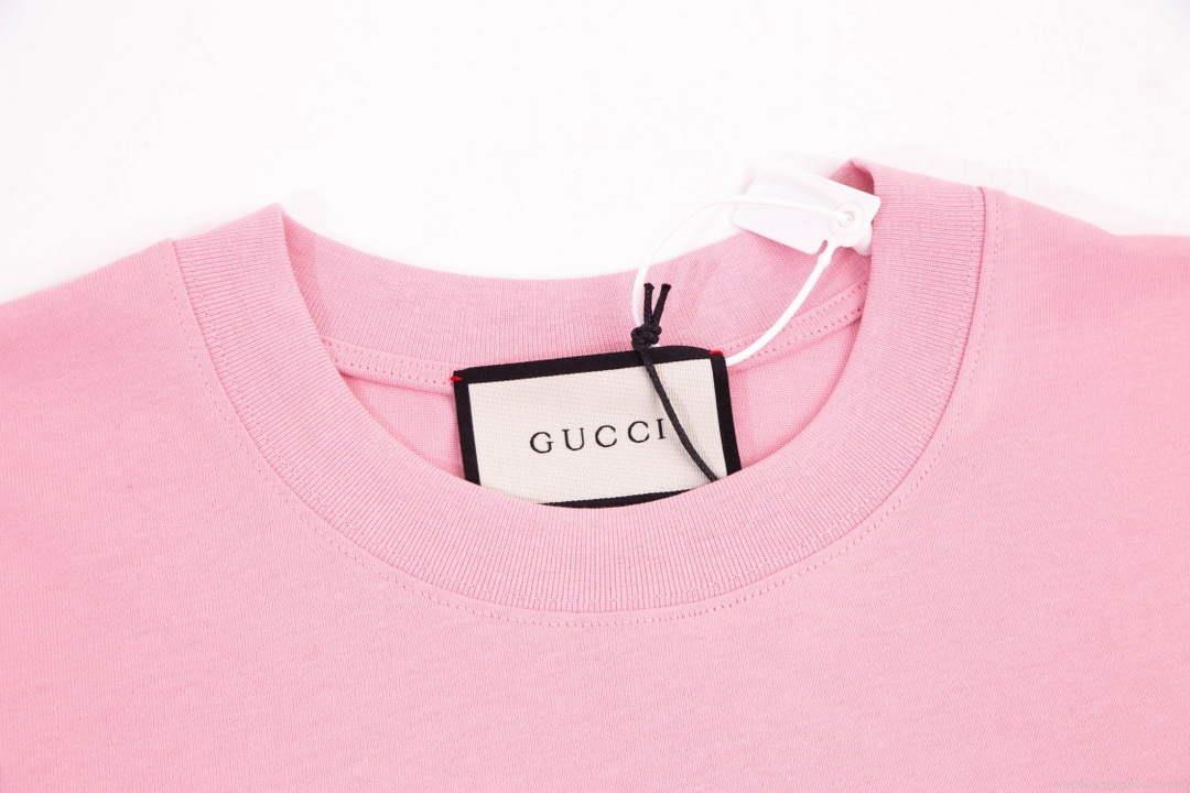 Gucci 457095 Logo print cotton jersey Men Women’s T-shirt G38697