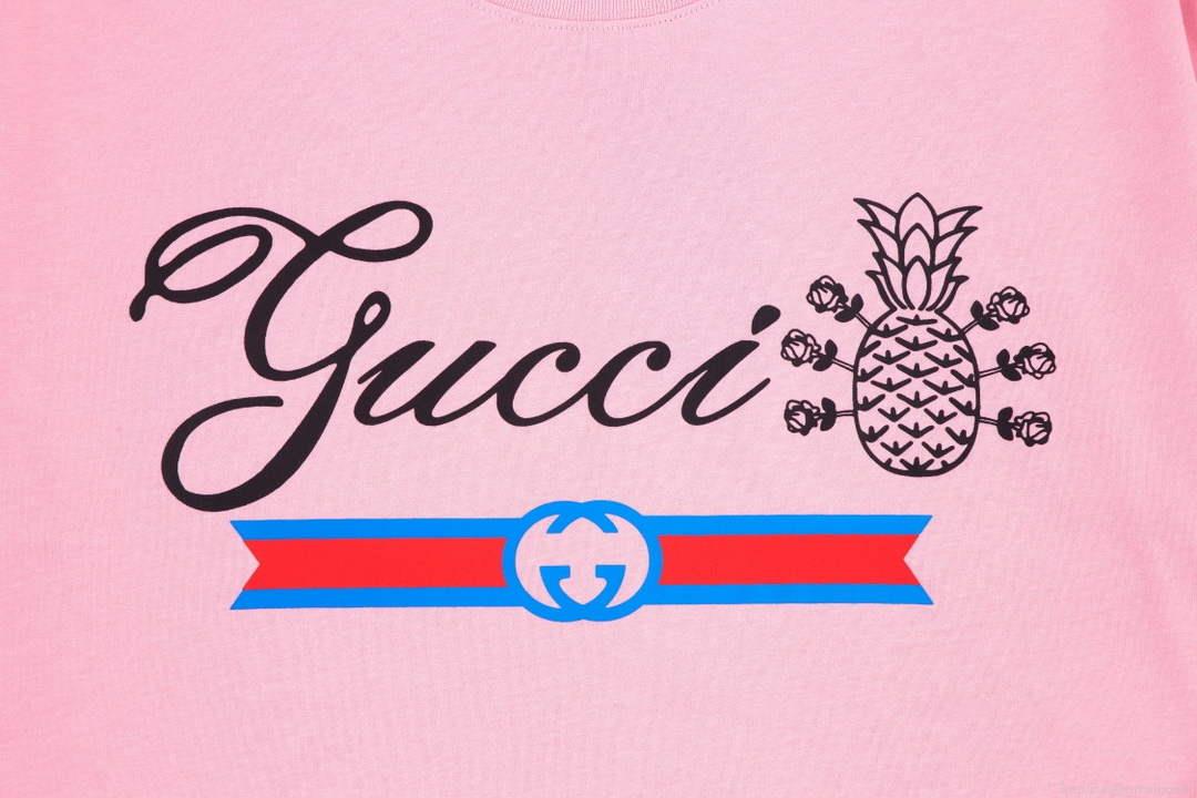 Gucci 457095 Logo print cotton jersey Men Women’s T-shirt G38697