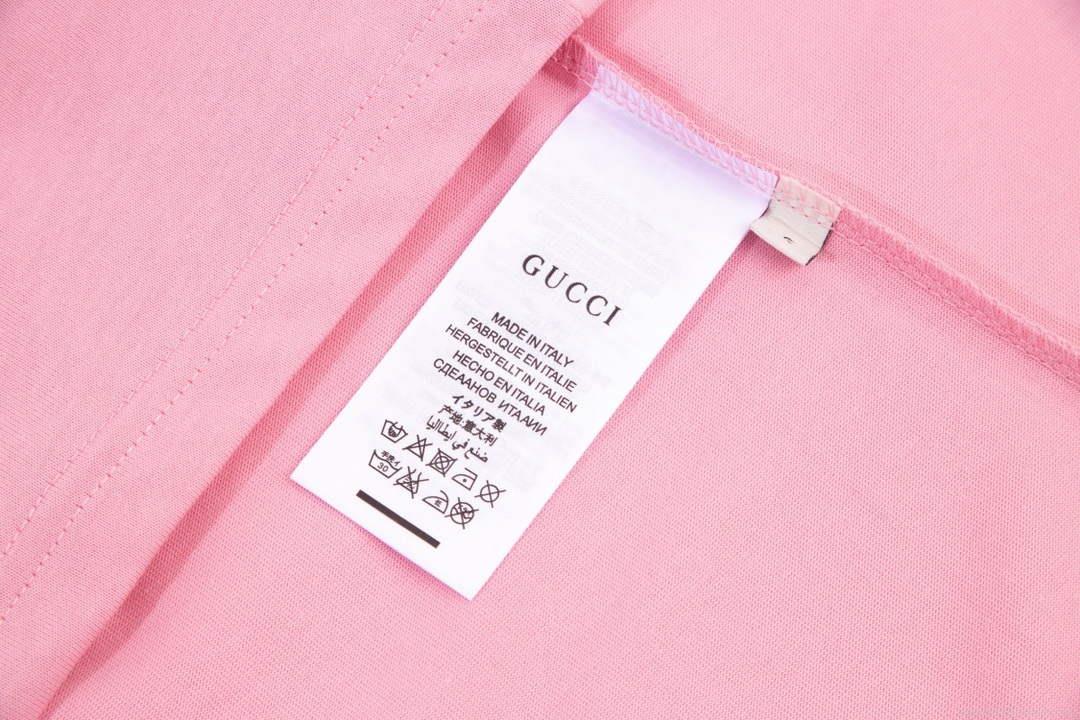 Gucci 457095 Logo print cotton jersey Men Women’s T-shirt G38697