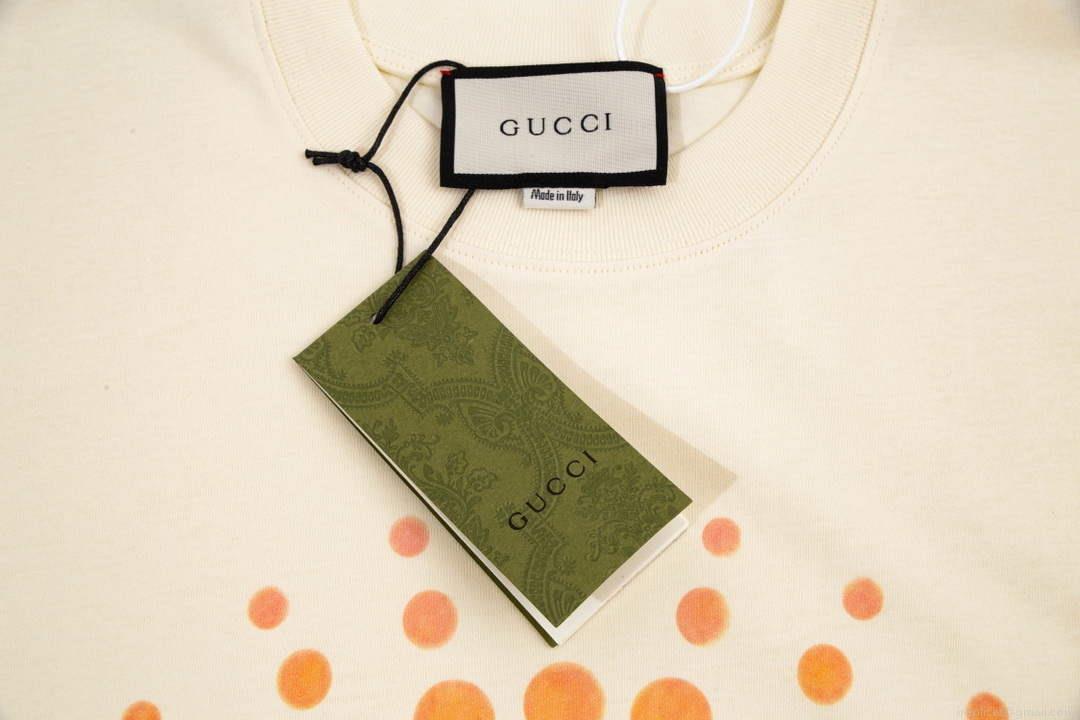 Gucci 457095 Logo print cotton jersey Men Women’s T-shirt G38698