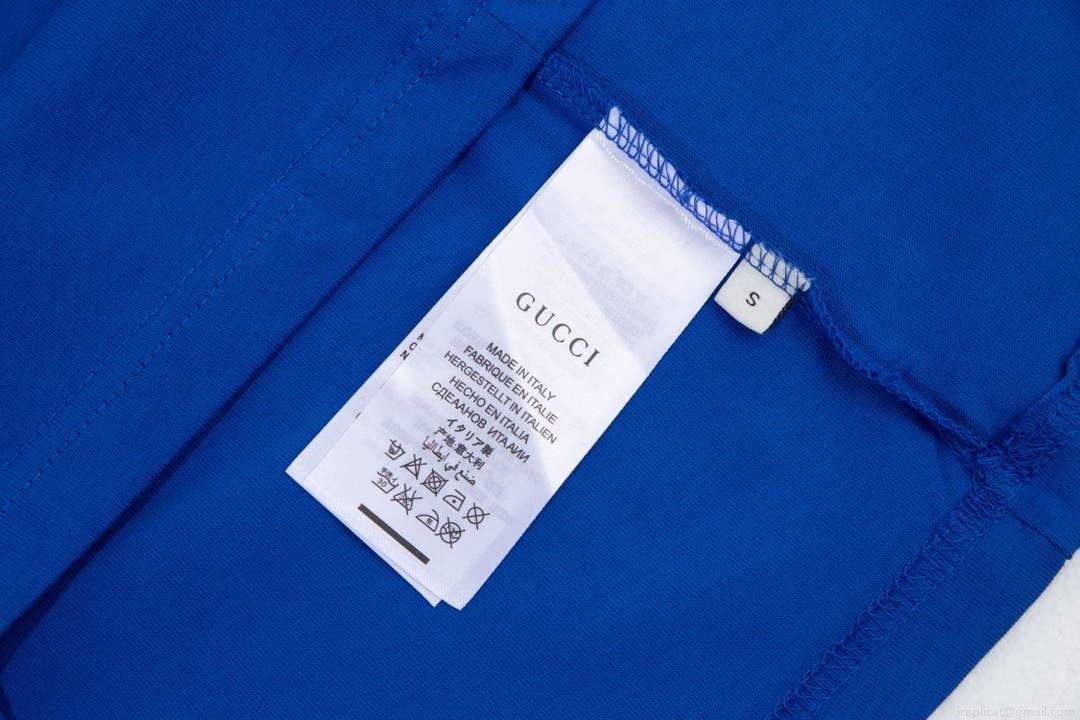 Gucci 457095 Logo print cotton jersey Men Women’s T-shirt G38700