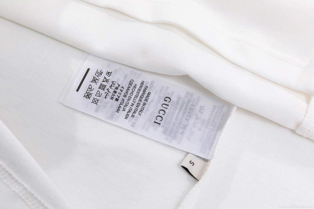 Gucci 457095 Logo print cotton jersey Men Women’s T-shirt G38701