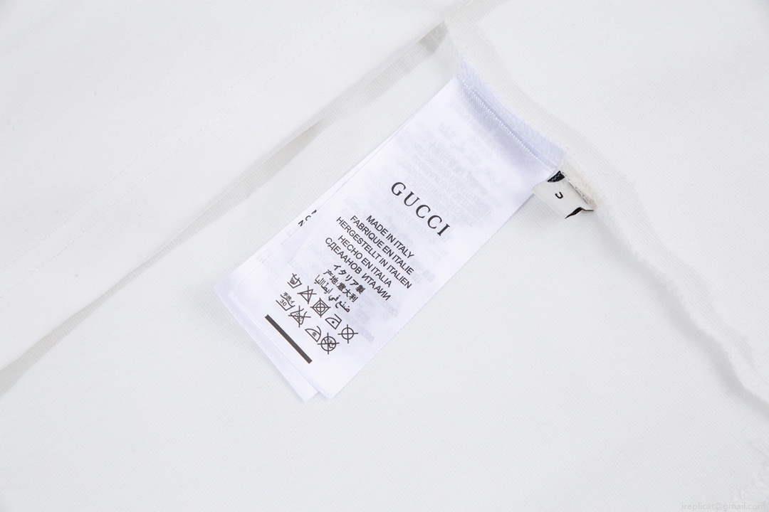 Gucci 457095 Logo print cotton jersey Men Women’s T-shirt G38703