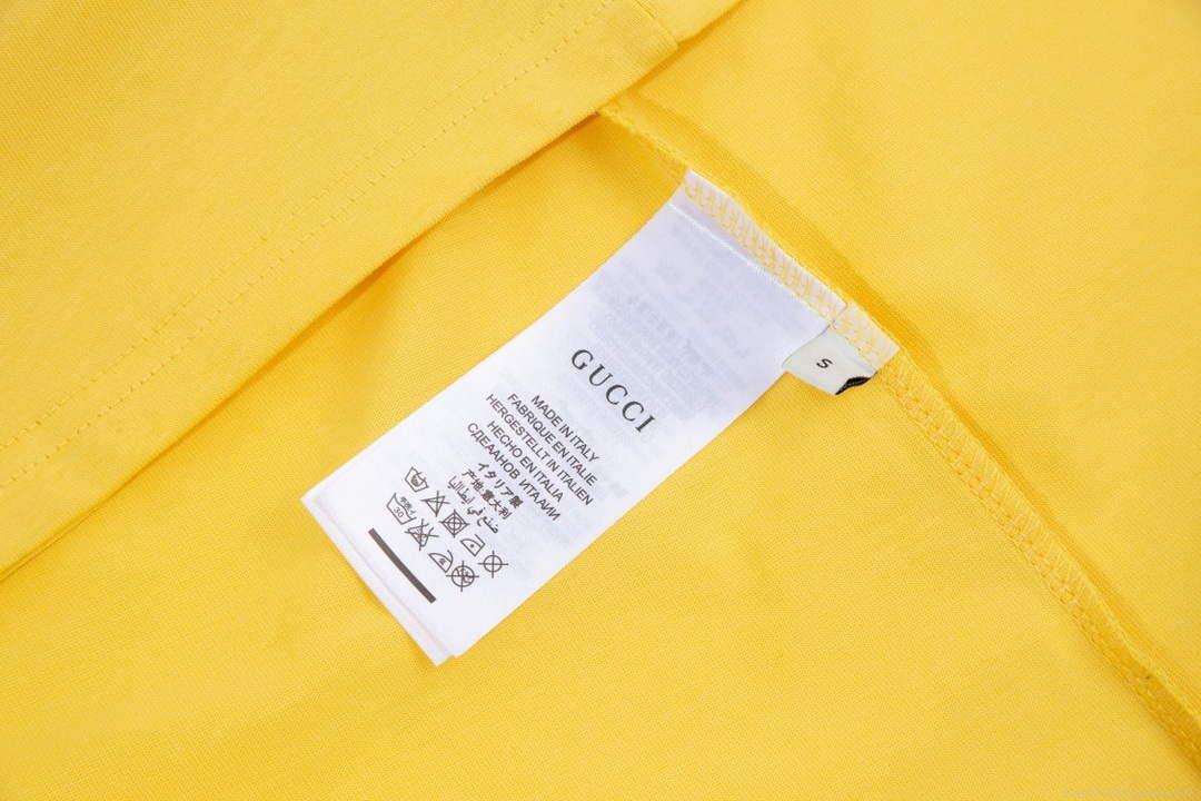 Gucci 457095 Logo print cotton jersey Men Women’s T-shirt G38707