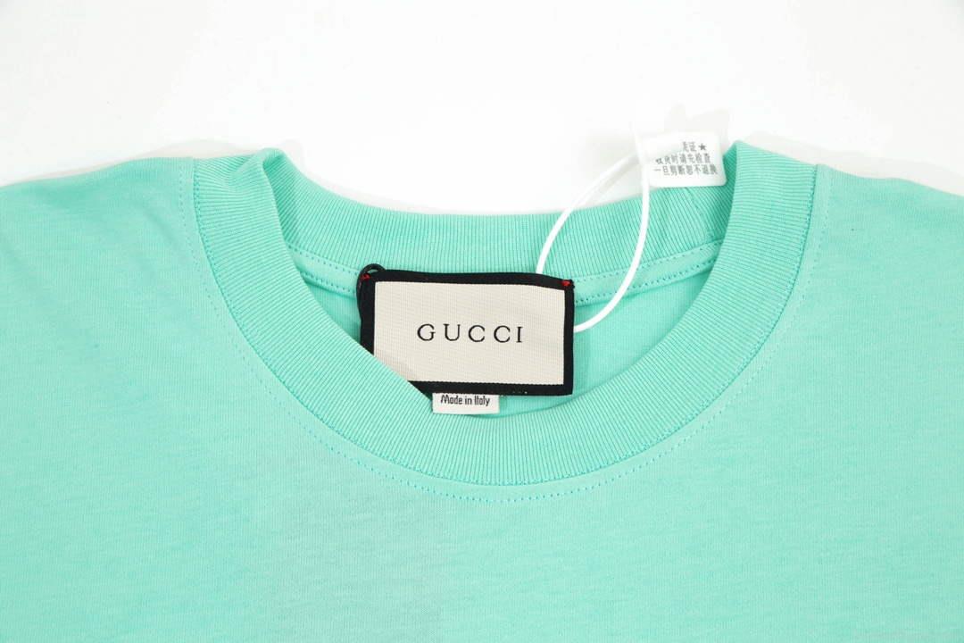 Gucci 457095 Logo print cotton jersey Men Women’s T-shirt G38710