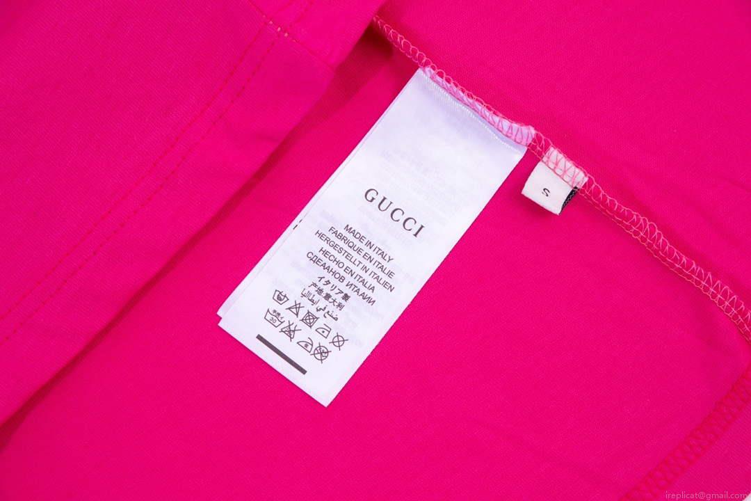 Gucci 457095 Logo print cotton jersey Men Women’s T-shirt G38711