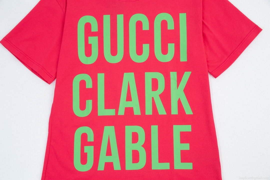 Gucci 457095 Logo print cotton jersey Men Women’s T-shirt G38714
