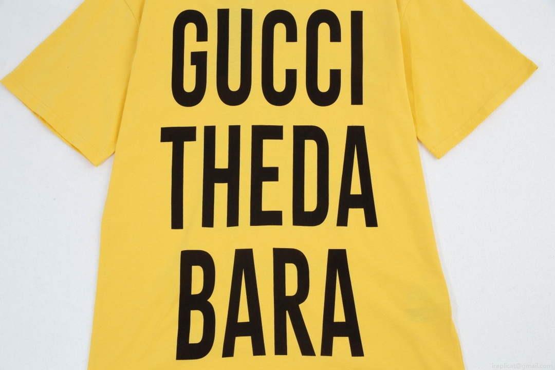 Gucci 457095 Logo print cotton jersey Men Women’s T-shirt G38715