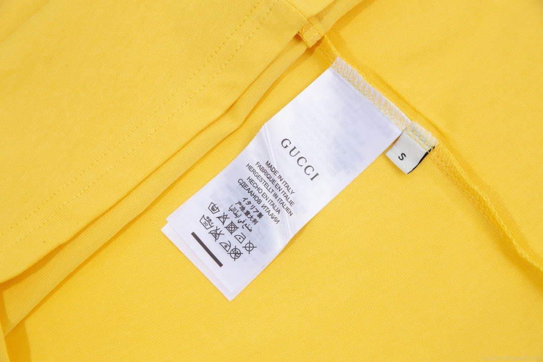 Gucci 457095 Logo print cotton jersey Men Women’s T-shirt G38715