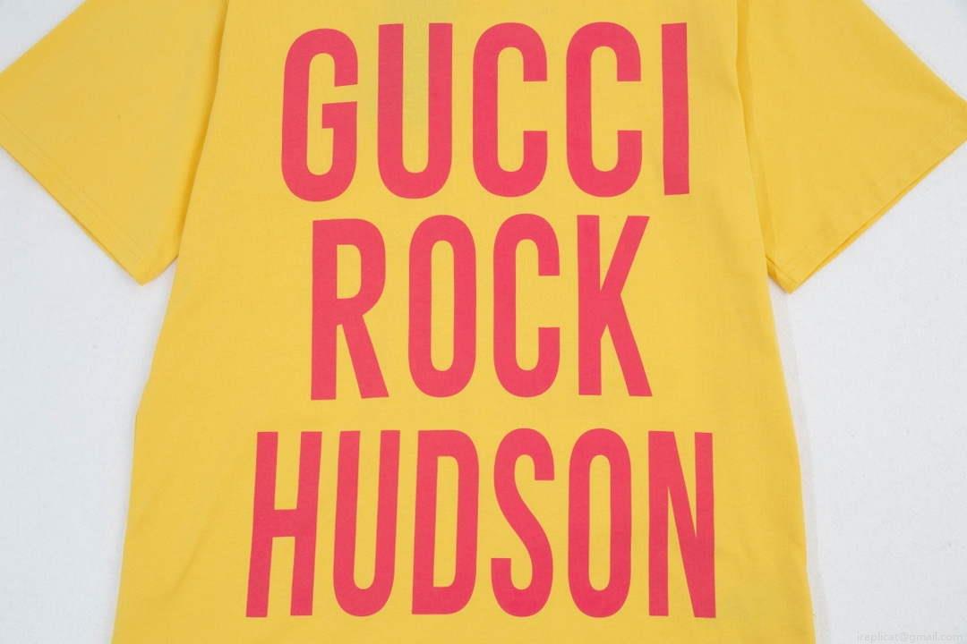 Gucci 457095 Logo print cotton jersey Men Women’s T-shirt G38716