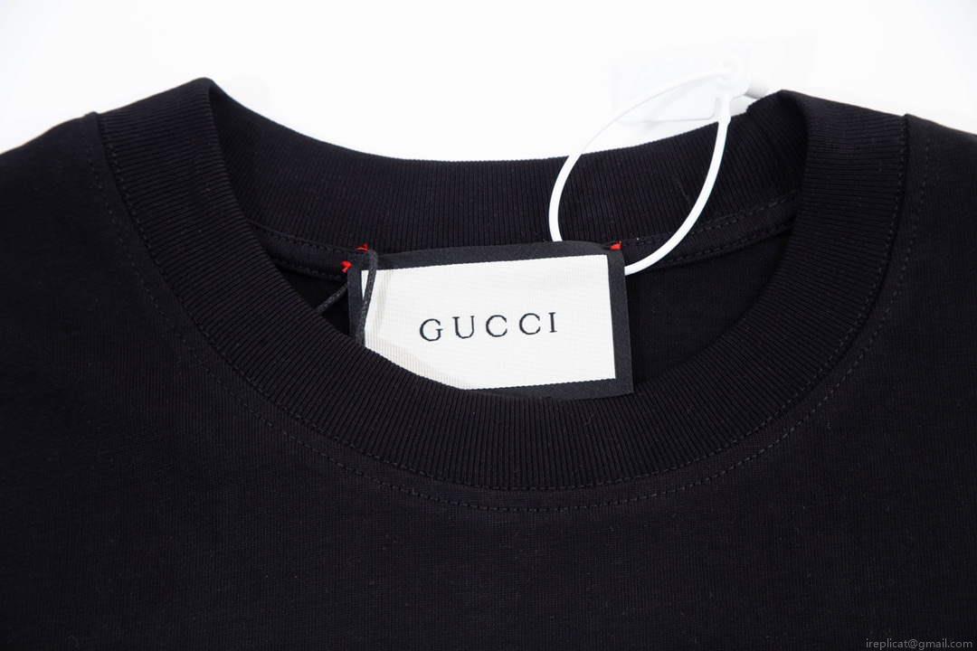 Gucci 457095 Logo print cotton jersey Men Women’s T-shirt G38717