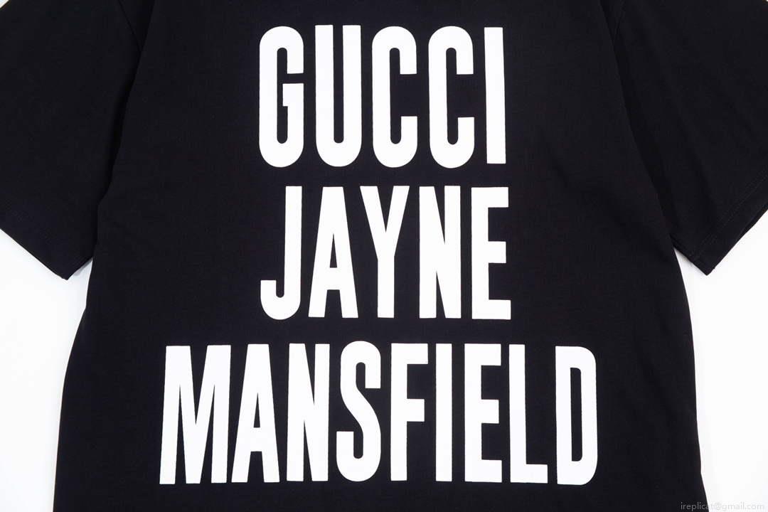 Gucci 457095 Logo print cotton jersey Men Women’s T-shirt G38717
