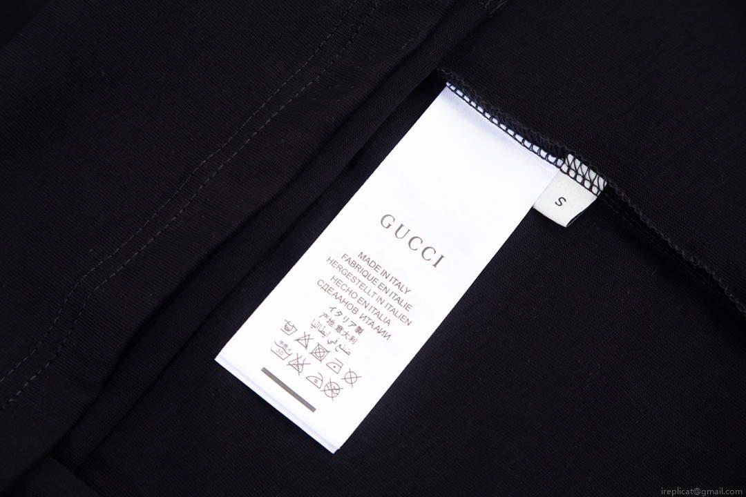 Gucci 457095 Logo print cotton jersey Men Women’s T-shirt G38717