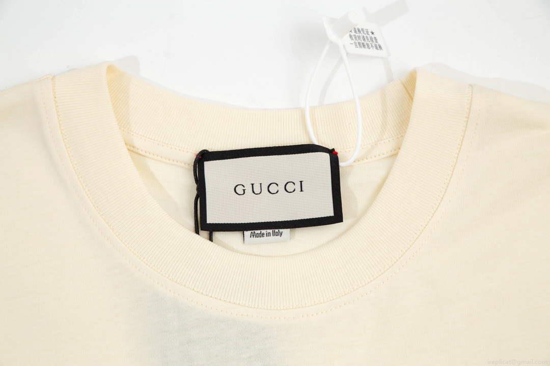 Gucci 457095 Logo print cotton jersey Men Women’s T-shirt G38719
