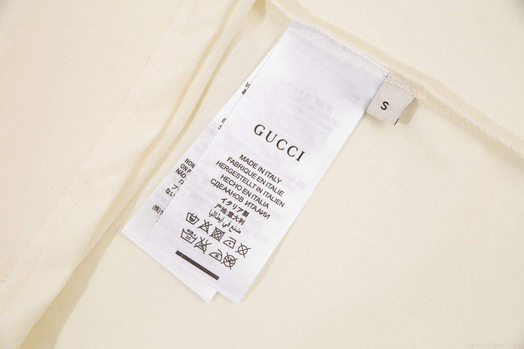 Gucci 457095 Logo print cotton jersey Men Women’s T-shirt G38720