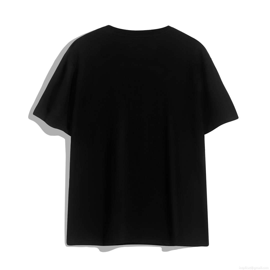 LV 1AAU5B Louis Vuitton Print Cotton Jersey Men Women’s T-shirt L56203