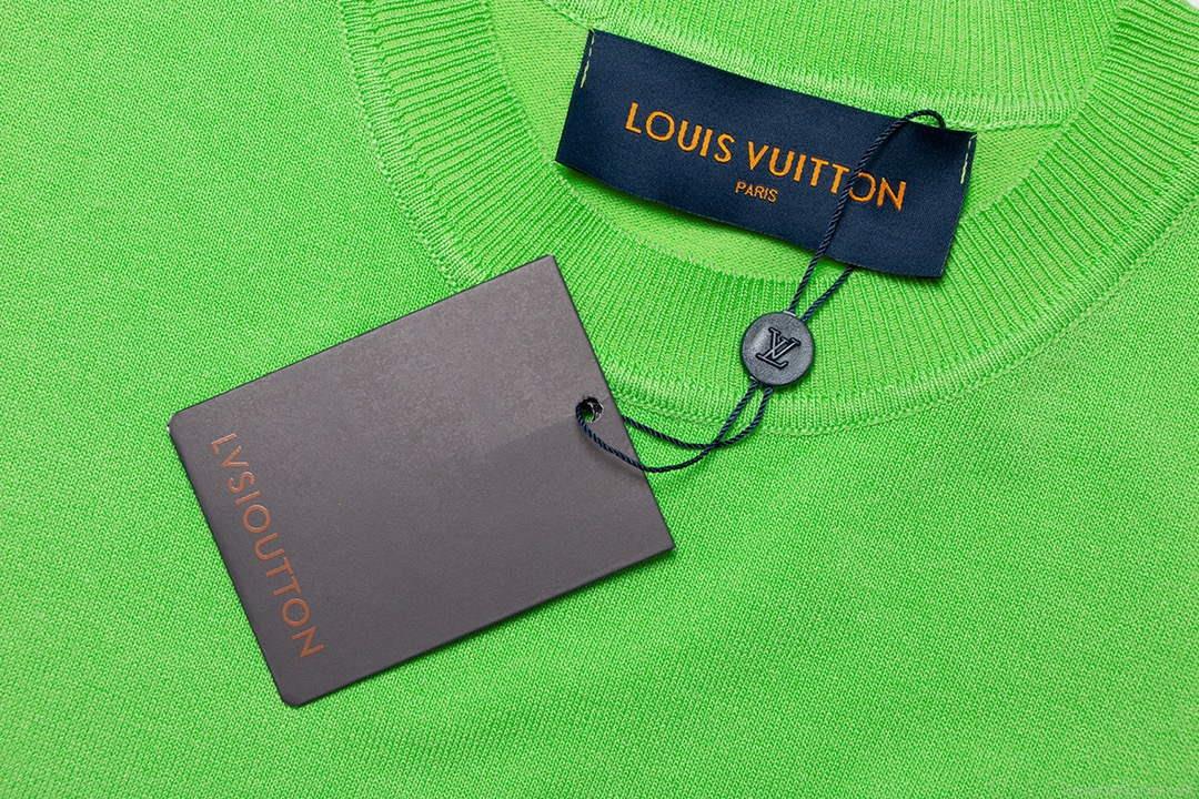 LV 1AAU5B Louis Vuitton Print Cotton Jersey Men Women’s T-shirt L56212