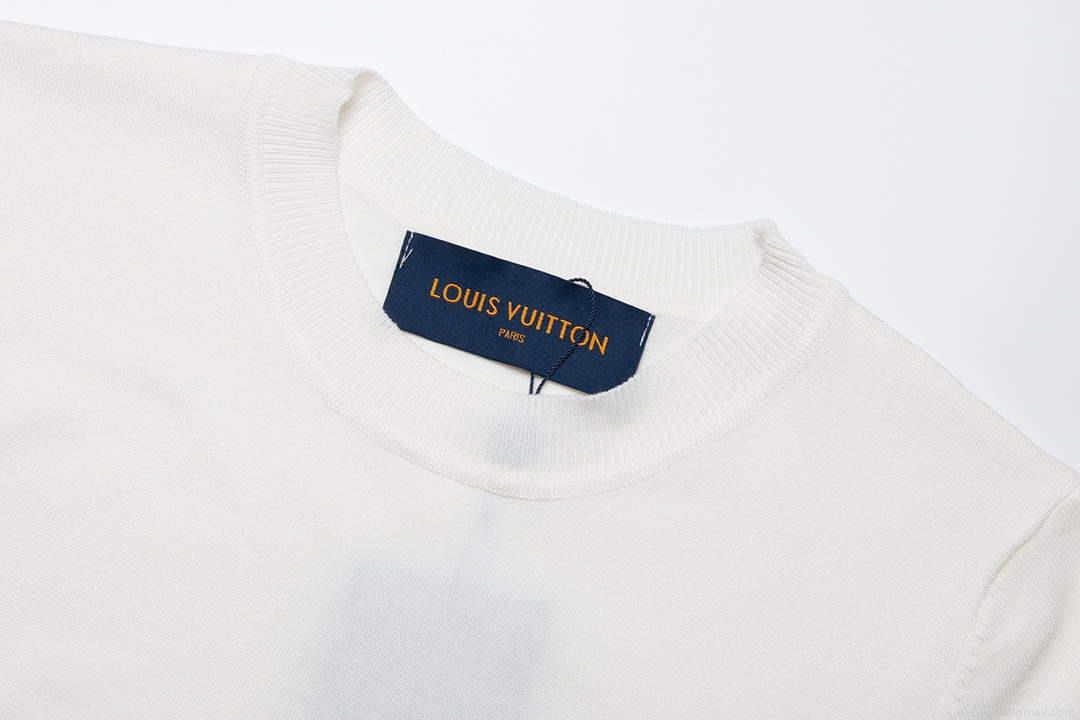 LV 1AAU5B Louis Vuitton Print Cotton Jersey Men Women’s T-shirt L56214