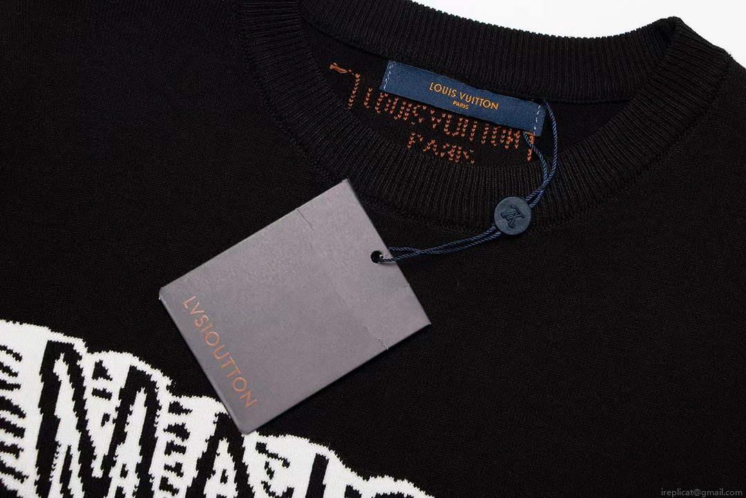 LV 1AAU5B Louis Vuitton Print Cotton Jersey Men Women’s T-shirt L56216