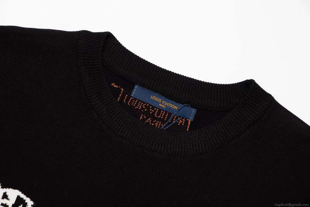 LV 1AAU5B Louis Vuitton Print Cotton Jersey Men Women’s T-shirt L56216
