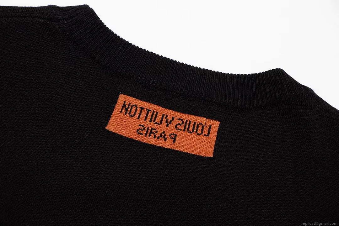 LV 1AAU5B Louis Vuitton Print Cotton Jersey Men Women’s T-shirt L56216