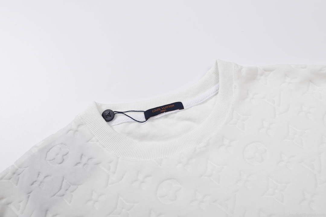 LV 1AAU5B Louis Vuitton Explosive style velvet Men Women’s T-shirt L56222