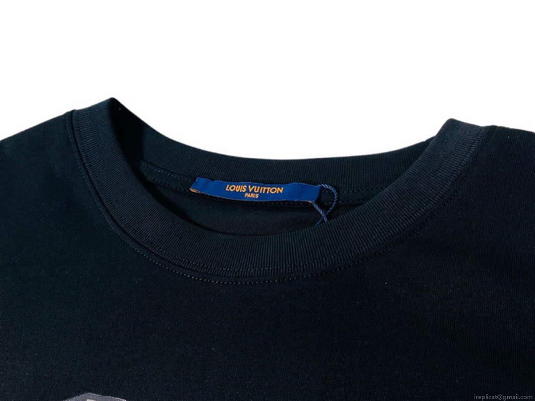 LV 1AB4UM Louis Vuitton Print Cotton Jersey Men Women’s T-shirt L56229
