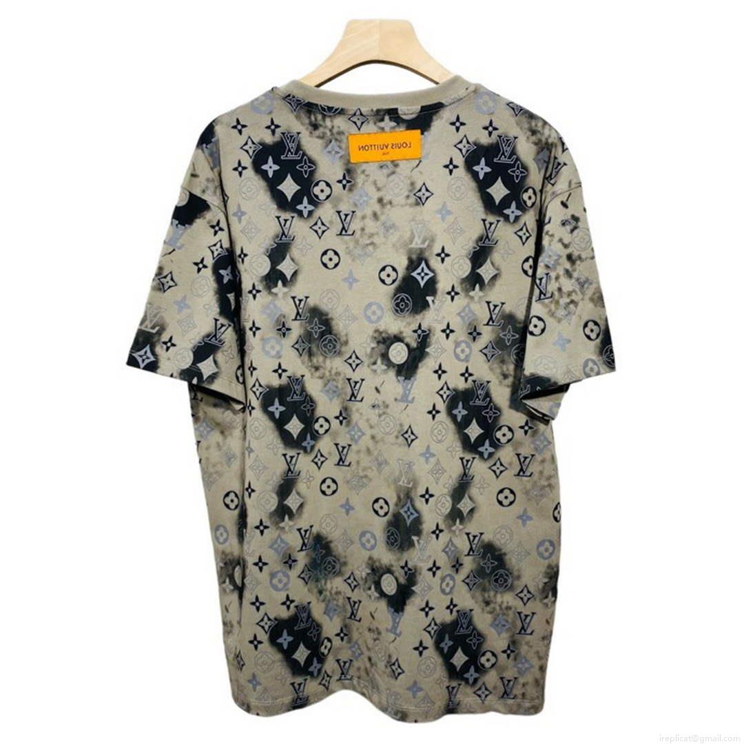 LV 1AB4UM Louis Vuitton Print Cotton Jersey Men Women’s T-shirt L56233