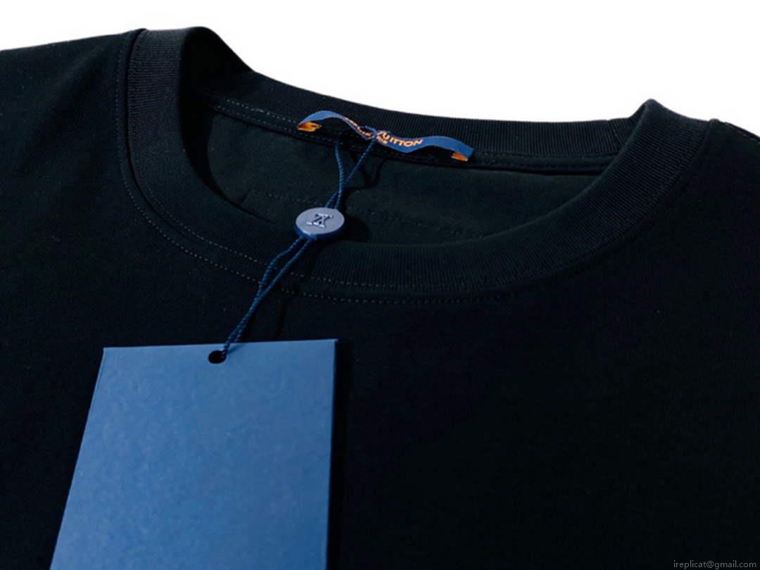 LV 1AB4UM Louis Vuitton Print Cotton Jersey Men Women’s T-shirt L56234