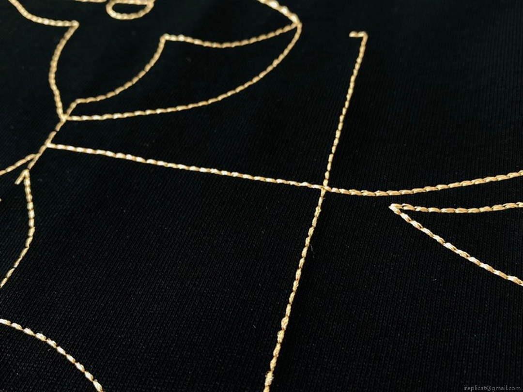 LV 1AB4UM Louis Vuitton Print Cotton Jersey Men Women’s T-shirt L56234