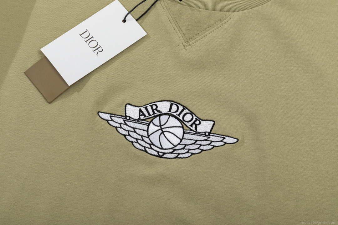 Dior 313J696 Men’s Women’s Relaxed Fit Cotton Jersey T-shirt D65847