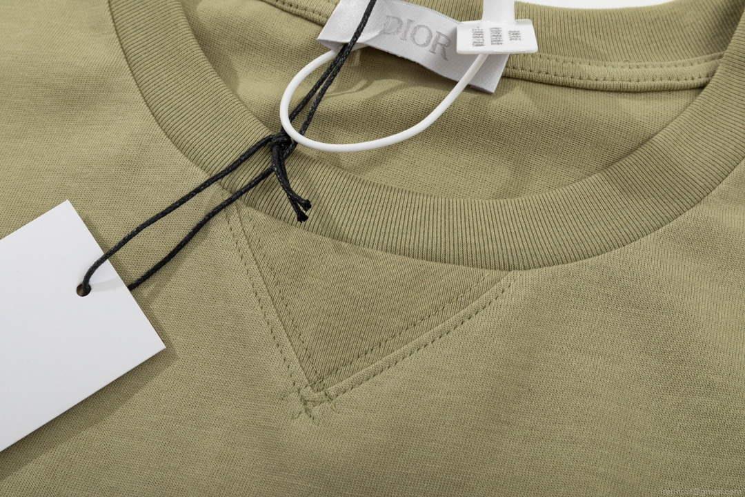 Dior 313J696 Men’s Women’s Relaxed Fit Cotton Jersey T-shirt D65847
