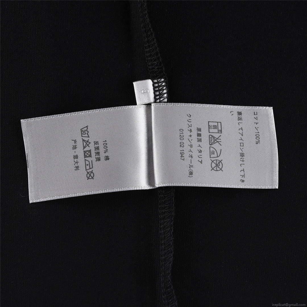 Dior 313J696 Men’s Women’s Relaxed Fit Cotton Jersey T-shirt D65850