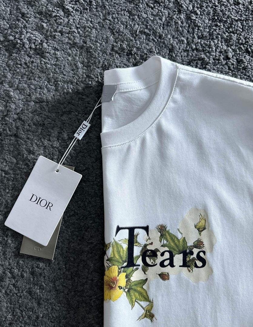 Dior 313J696 Men’s Women’s Relaxed Fit Cotton Jersey T-shirt D65856