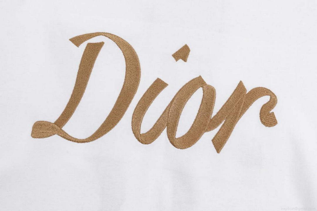 Dior 313J647 Men’s Women’s Relaxed Fit Cotton Jersey T-shirt D65860