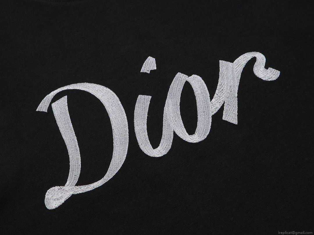 Dior 313J647 Men’s Women’s Relaxed Fit Cotton Jersey T-shirt D65861