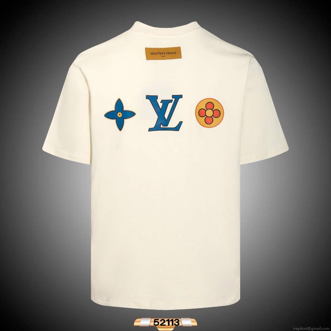Louis Vuitton Men’s Women’s Short Sleeve T-shirt L36822