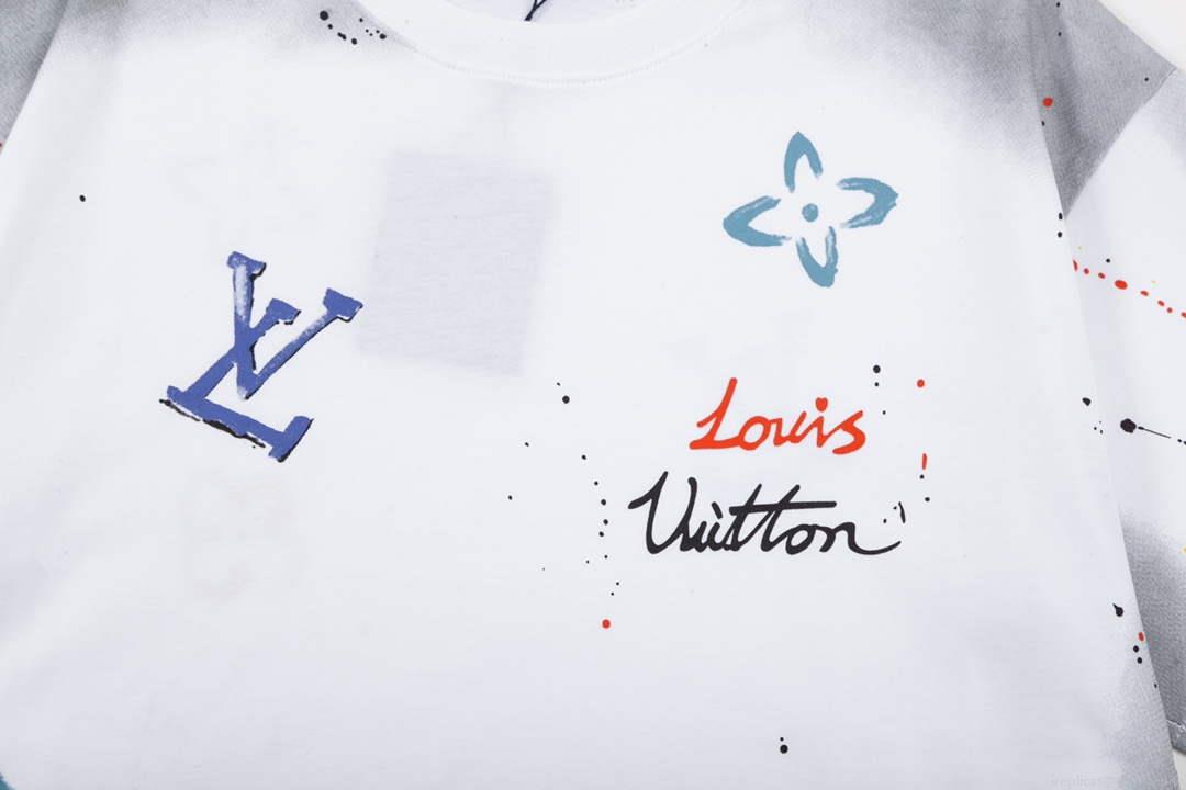 Louis Vuitton Men’s Women’s Short Sleeve T-shirt L36840