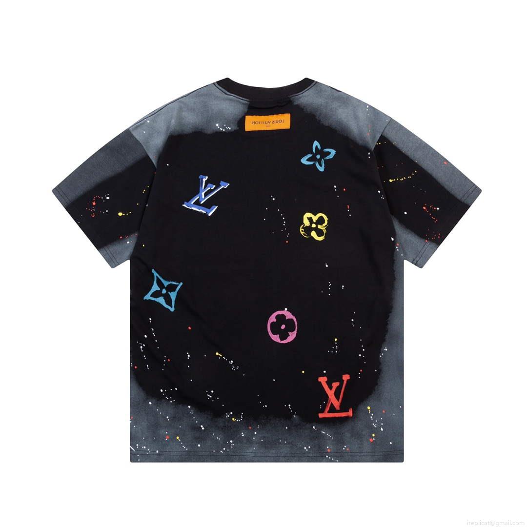 Louis Vuitton Men’s Women’s Short Sleeve T-shirt L36841
