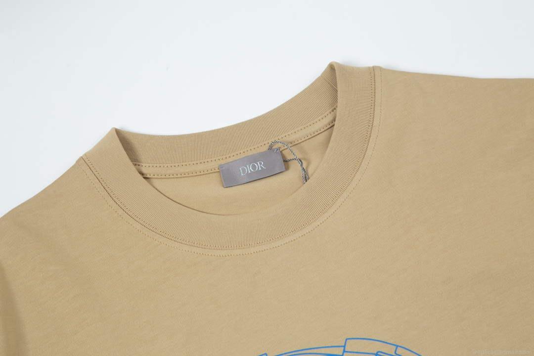 Dior Men’s Women’s Short Sleeve T-shirt D77543
